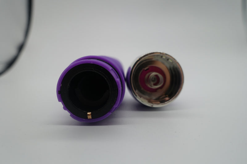 Vibrator wrinkled electric toy purple