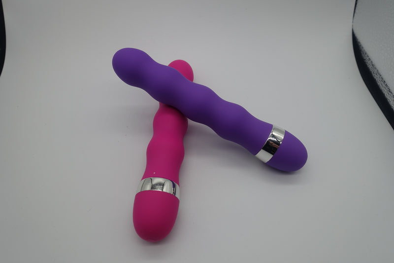 Vibrator wrinkled electric toy purple