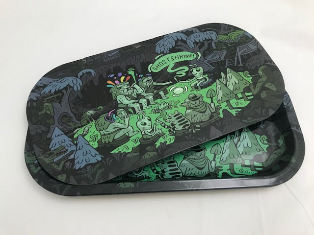 Printed tray with lid