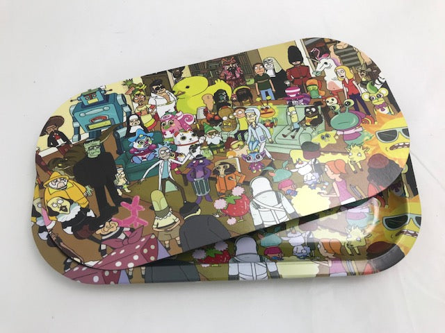 Printed tray with lid