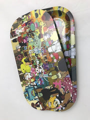 Printed tray with lid