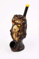 Resin Rasta lion pipe