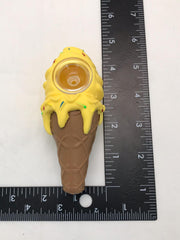 Silicon ice cream nice pipe YELLOW