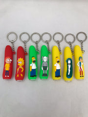 Silicon keychain pipe PICKLE RICK