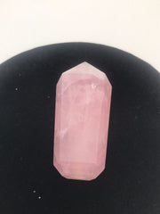 Real Natural stone MINI pipe ROSE QUARTZ