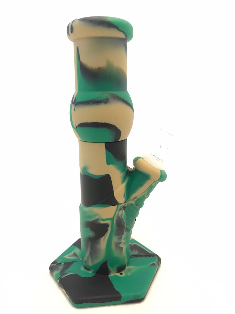 Silicon small curve bong printed POKEMN