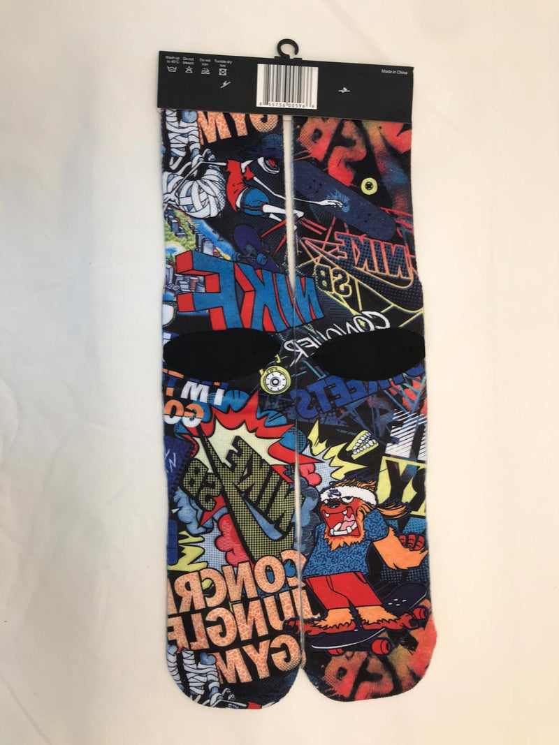 COMIC printed socks