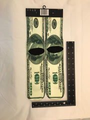 100 DOLLARS printed socks