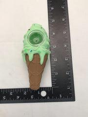 Silicon ice cream nice pipe GREEN