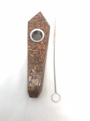 Real Natural healing stone pipe HOWLITE
