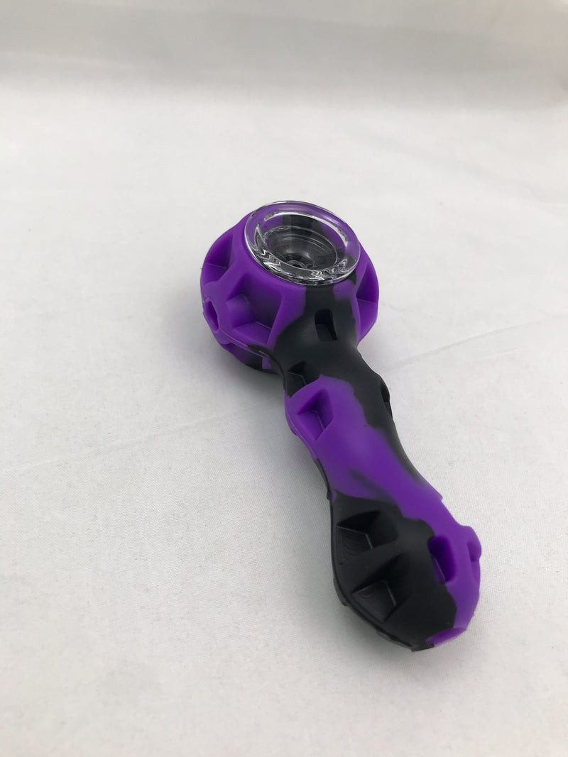 Silicon classic pipe BLACK/PURPLE