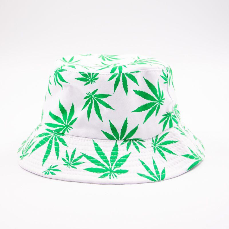 Weed print bucket hat