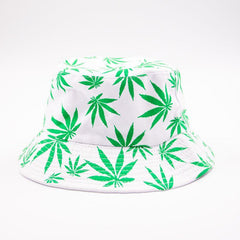 Weed print bucket hat