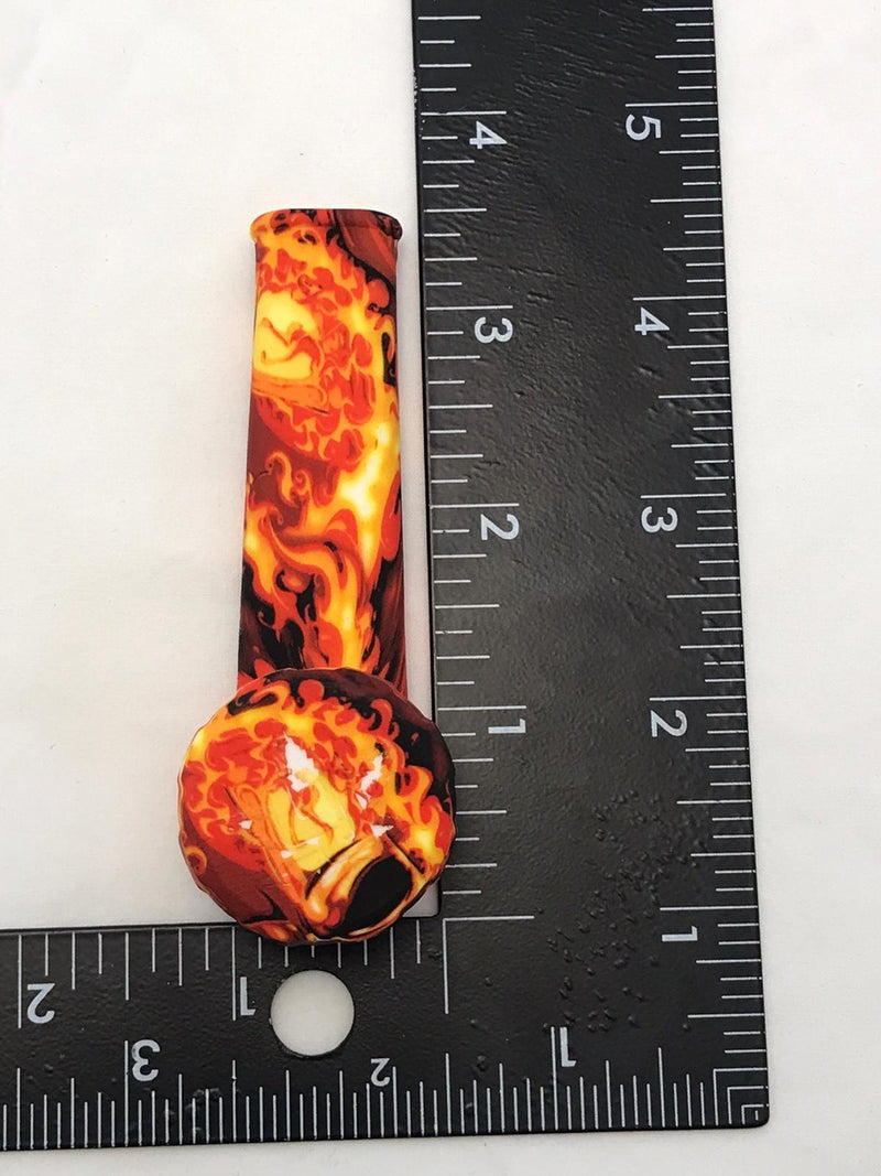 Silicon small pipe with lid FLAMES